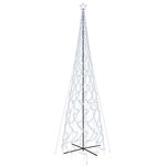 vidaXL Arbre de Noël cône 3000 LED Blanc froid 230x800 cm