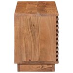 vidaXL Meuble TV avec stockage avec porte Naturel 90 x 30 x 40 cm