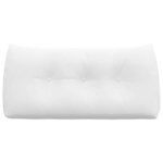 vidaXL Coussin de Dos Blanc 100 x 24 x 50 cm tissu