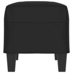 Banc banquette noir 70 x 35 x 41 cm tissu microfibre 02_0010494