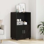 vidaXL Armoire Chêne noir 55 x 40 x 82 cm