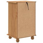 vidaXL Commode 'ASKIM'Marron 45 8x40x79 cm Bois massif Pin