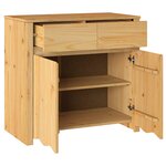 Buffet vidaXL "DRAMMEN" 79x43x75 5 cm en bois massif de pin