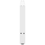 vidaXL Pieds de table basse Blanc 2 pièces 70 x (42-43) cm Acier