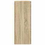 vidaXL Meuble TV mural Sonoma 30 x 31 x 80 cm Bois d'ingénierie