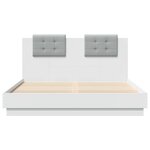 vidaXL Cadre de lit sans matelas blanc 150x200 cm