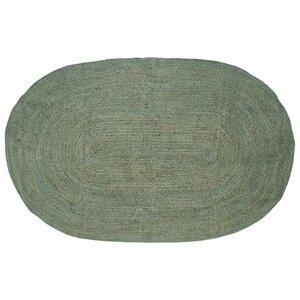vidaXL Tapis de surface Vert olive 205 x 305 cm Jute
