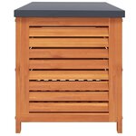 vidaXL Boîte de rangement de jardin 90x48x55 cm bois d'eucalyptus