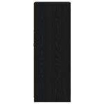 Buffet vidaXL avec lumières LED Chêne noir 41x37x100 cm