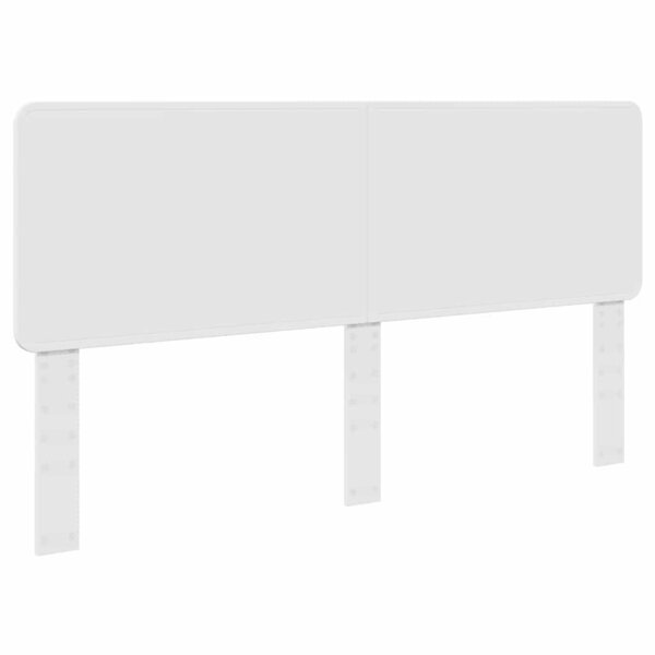 vidaXL Tête de lit Blanc Brillant 200 cm Bois d'ingénierie