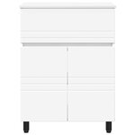 vidaXL Unité de vanité de salle de bain Blanc 60 x 35 x 80 cm