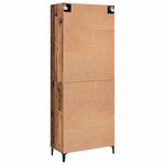 vidaXL Haut Armoire 2 Pièces Bois ancien 69 5 x 34 x 180 cm
