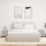 vidaXL Meubles TV muraux et lumières LED 2Pièces gris béton 40 5x35x40 cm