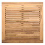 vidaXL Ensemble de banc de jardin en bois massif Teck
