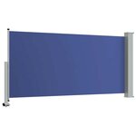 vidaXL Auvent latéral rétractable de patio 120x300 cm Bleu
