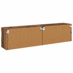 vidaXL Meubles TV muraux 2 Pièces Bois Ancien 80 x 30 x 40 cm