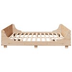 vidaXL Cadre de lit sans matelas 200x200 cm bois massif de pin