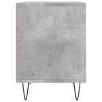 vidaXL Tables de chevet 2 Pièces gris béton 40x35x50 cm bois d’ingénierie