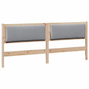 vidaXL Tête de lit Autre Marron 180 cm Bois massif en pin
