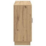 vidaXL Buffet Chêne artisanal 89 x 34 5 x 77 cm Bois d'ingénierie