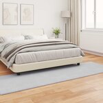 vidaXL Tapis en Fourrure Synthétique de Lapin Olite Gris 80 x 250 cm