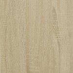 vidaXL Étagère d'angle murale chêne sonoma bois d'ingénierie