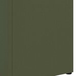 vidaXL Porte-parapluie Olive 15 5 x 15 5 x 49 cm Acier