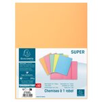 Paquet de 50 chemises 1 rabat SUPER 250 - 24x32cm EXACOMPTA
