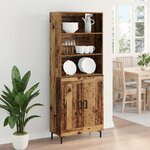 vidaXL Haut Armoire Bois ancien 69 5 x 34 x 180 cm Bois d'ingénierie
