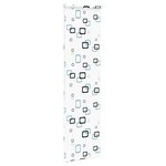 vidaXL Store enrouleur de douche 60x240 cm largeur du tissu 56 cm