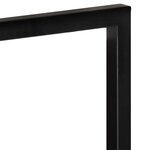 vidaXL Étagères murales 2 Pièces 25x25x75 cm Bois d'acacia et acier