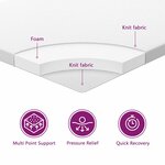 vidaXL Lit à ressorts avec matelas Noir 200x200 cm en velours.