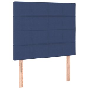 vidaXL Têtes de lit 2 Pièces Bleu 100x5x78/88 cm Tissu
