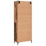 vidaXL Haut Armoire Bois ancien 69 5 x 34 x 180 cm Bois d'ingénierie