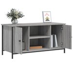 vidaXL Meuble TV Sonoma gris 100x40x50 cm Bois d'ingénierie