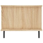 vidaXL Table basse chêne sonoma 90x50x40 cm bois d'ingénierie