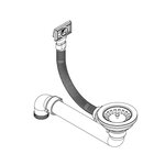 vidaXL Évier de cuisine Granit Rond Blanc