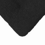 vidaXL Coussins de siège 4 Pièces Noir 45 x 45 x 12 cm tissu