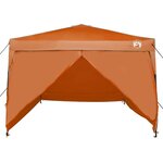 vidaXL Tente à auvent pop-up Orange 300 x 300 cm tissu