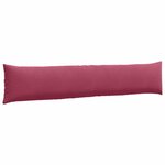 vidaXL Coussins de canapé 2 Pièces Bordeaux 200 x 40 cm