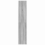 vidaXL Bibliothèques 2 Pièces empilable sonoma gris bois d'ingénierie
