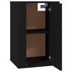 vidaXL Meuble TV mural Noir 40x34 5x60 cm