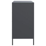vidaXL Buffet anthracite 68x39x73 5 cm acier laminé à froid
