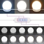vidaXL Coiffeuse avec LED Chêne fumé 74 5x40x141 cm