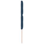 vidaXL Tête de lit LED avec bandes LED Bleu 80 cm tissu