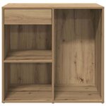 vidaXL Armoire cosmétique chêne artisanal 80x40x75cm Bois d'ingénierie