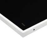 vidaXL Ensemble à manger de jardin avec coussins 11Pièces blanc textilène