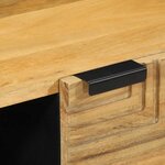 vidaXL Table basse marron 80x50x40 cm bois de manguier massif