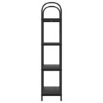 vidaXL Étagère Chêne noir 60 x 30 x 146 cm Bois d'ingénierie