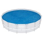 Bestway Couverture solaire de piscine ronde 462 cm Bleu